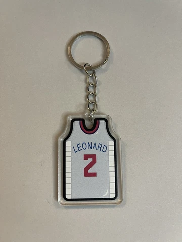 Kawhi Leonard Los Angeles Clippers Jersey Acrylic Keychain NBA Basketball Cover