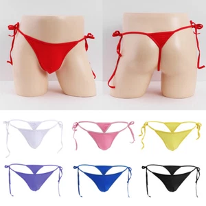 Men's G-string Briefs Sexy Thong Bikini Underwear T Back Pouch Panties Swimwear✔ - Picture 1 of 31