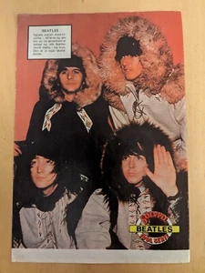 THE BEATLES 1980 Great 1 Page Danish Clipping Mini-Poster - U676 - Bild 1 von 2