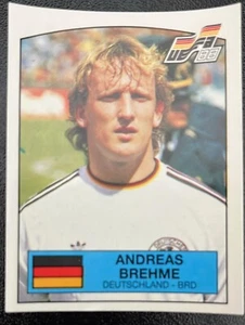 PANINI ANDREAS BREHME GERMANY FOOTBALLERS FIGURINE N 61 EURO 88 VINTAGE RARE - Picture 1 of 2