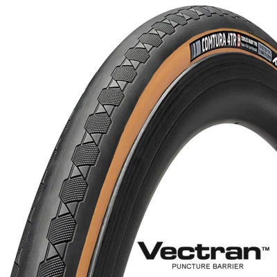 700 x 28 Tubeless Ready Road Tyres Tufo Comtura 4 TR - Tanwall - image 1 of 4