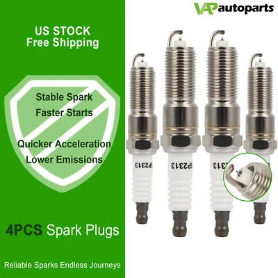 4x Iridium & Platinum Spark Plugs For 2001-2003 Chrysler Voyager L4 2.4L - Image 1 of 4