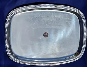 ALESSI Italy INOX 18/10 Large Stainless Steel Serving Tray 18" x 13" - Picture 1 of 21