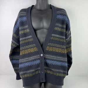 Vintage Sportscraft Made in Australia Pure Wool Knit Cardigan Womens M - Picture 1 of 7