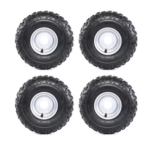 4Pcs 145/70 - 6 " 3 Stud Wheel Rim Tyre Tire 50cc 110cc Quad Dirt Bike ATV Buggy - Picture 1 of 7