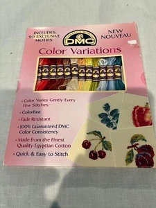 DMC Embroidery Floss-12 skeins,10 Charts - Picture 1 of 3