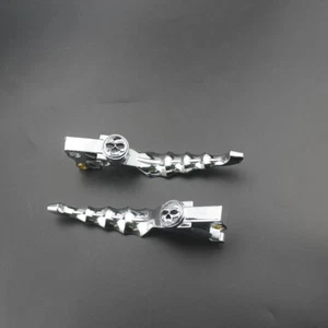 Cromo Cranio Leve a mano della frizione freno Per Harley Sportster XL883 XR1200 - Picture 1 of 8
