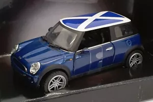 Corgi 1/36 Scale CC86522 - BMW Mini Cooper S - St Andrews Flag Blue - Picture 1 of 4