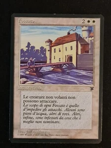 The Moat Legends Italian LP Magic the Gathering (Reserved List MTG Card) - Picture 1 of 5