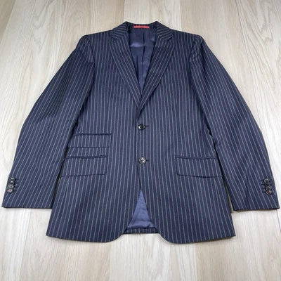 Blazer SUITSUPPLY Sienna para Hombres 34R Azul Rayas Lana Pura Reda Super 130s Foto 1 de 4