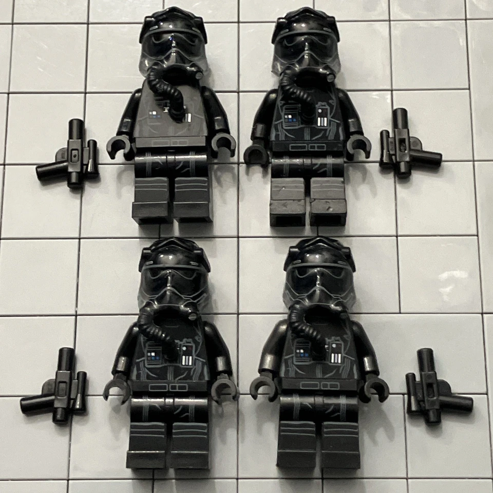 Lego Star Wars First Order Tie Fghter Pilot Lot Of 4 Minifigures F2 7 - Image 1 of 2