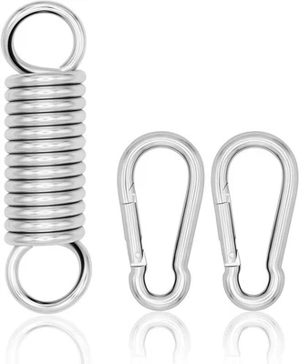 everlar® Anti Shock Boxsackfeder Set inkl. 2 Karabiner, 130 kg Boxsackaufhängung - Bild 1 von 4