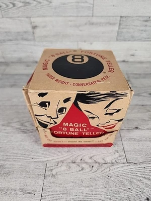 RARE Vintage Magic 8 Ball Fortune Teller Original Box Alabe Crafts Made In USA - Image 1 of 4