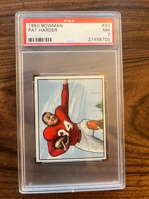 1950 Bowman - Pat Harder #93 PSA 7 NM - Image 1 of 2