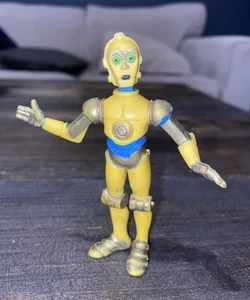 Vintage Star Wars C3PO 1986 Lucas Film Original PVC Ewoks Droiden Cartoon 4" Figur - Bild 1 von 6