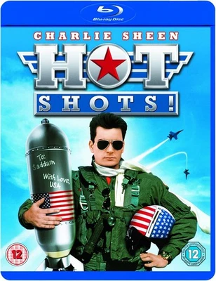 HOT SHOTS ! (1991) (Charlie Sheen) New Region Free Blu Ray - Image 1 of 2