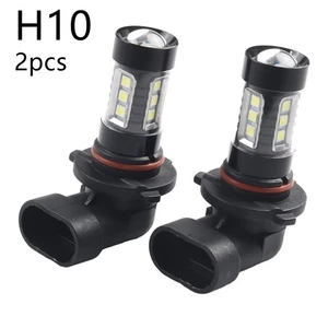 Super Bright LED Fog Lights H10 9145 9140 Bulb Kit 2PCS Aluminum Alloy Shell - Picture 1 of 24