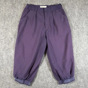 Golfknickers.com Men’s 32x20 Pants Purple Pleated High Barrel Leg Tapered Baggy - Picture 1 of 13