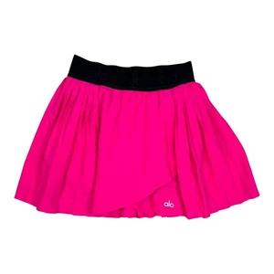 Alo Rock Damen XXS rosa hoher Bund Plissee Tennis Activewear Innenshorts - Bild 1 von 7