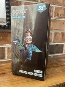 GOOSH Inflatable Dinosaur Costume for Kids Halloween Costumes 55” New In Box - Picture 1 of 6
