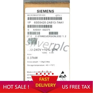 New Siemens 6SE6420-2AB13-7AA1 MICROMASTER420 without filter 6SE6 420-2AB13-7AA1 - Picture 1 of 2