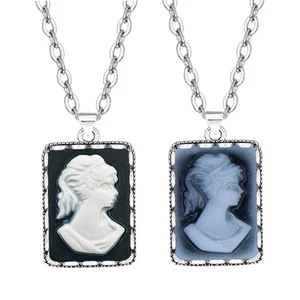 Wholesale 10pcs Cameo Necklace Lot, Assorted Styles, Vintage Jewelry for Women - Picture 1 of 1