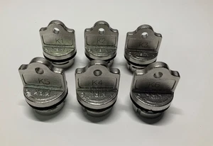 KIRK Interlock Keys K Lock - Set of 6 - Bild 1 von 5