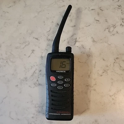 Standard Horizon Submersible VHF Transceiver HX260S Works Ships Fast!!! - Image 1 of 4