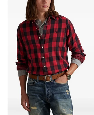 Ralph Lauren Buffalo Plaid 100% Cotton Dress Shirt   Sz SP  $201   #19 - Image 1 of 3