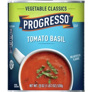 6er Pack Progresso Tomaten Basilikum Suppe Gemüse Dosen Suppe Glutenfrei 19 Unzen - Bild 1 von 12