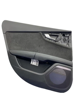 AUDI RS7 2017-2018 4G8 LH panel de puerta trasera del lado del conductor con moldura Alcantara | negro Foto 1 de 4