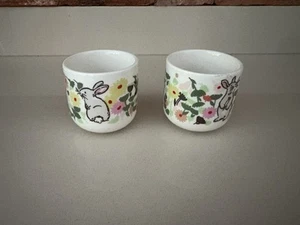 Cath Kidston Bunny Meadow Egg Cups - Picture 1 of 6