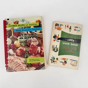 Vintage Cutco Cookbook 1961 Home Economics Teachers Meats Recipes Edition 1962 - Picture 1 of 23
