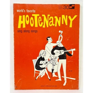 Hootenanny Sing Along Songs 1964 World's Favorite Music Book Folk Songs - Picture 1 of 7
