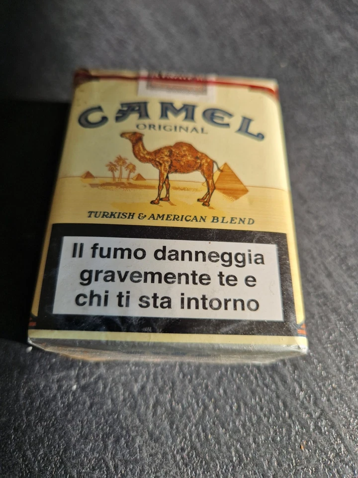 PACCHETTO SIGARETTE VUOTO OLD CIGARETTES PACKET EMPTY- CAMEL- 4* - Immagine 1 di 1