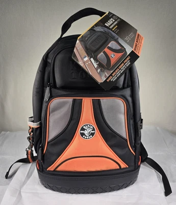 Klein Tools Tradesman Pro Organizer Tool Backpack 39 Pockets 55421BP-14 1680D - Image 1 of 4