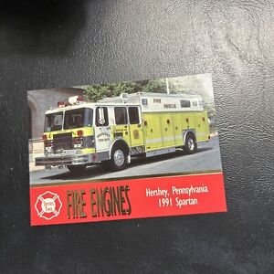 Jb98 Fama Fire Engines 1993 #167 Hershey Pennsylvania 1991 spartanisch