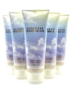 Crema corporal de baño y cuerpo (paquete de 5) CONFETTI DAYDREAM crema corporal 8 OZ ¡Nueva! - Imagen 1 de 3