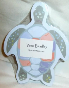 Vera Bradley TURTLE SHORE THING NOTEPAD Paper for PURSE Tote BACKPACK Bag NWT - Picture 1 of 3