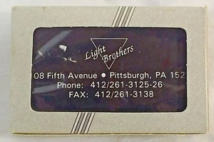 Light Brothers Pittsburgh Single Deck Playing Cards New Cello sealed - Picture 1 of 4