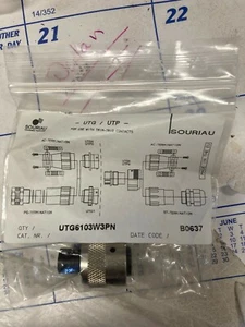 Souriau Belden Trim Trio UTG / UTP UTG6103W3PN 6-poliger Stecker - Bild 1 von 5