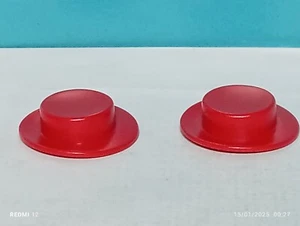 PLAYMOBIL x2 sombreros rojos sombrero rojo payaso flamenco piratas gondola - Imagen 1 de 1