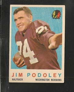 1760* 1959 Topps # 165 Jim Podoley EX