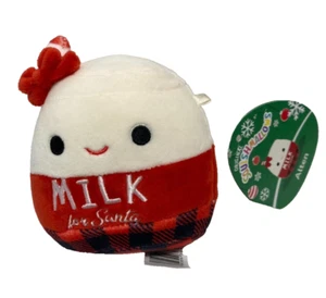 Squishmallows Alten Milk For Santa4.5” Christmas Squad 2023 Stocking Stuffer - Picture 1 of 3