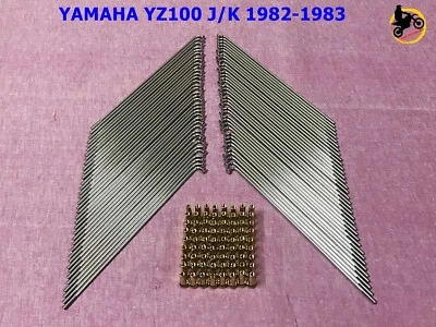 YAMAHA YZ100 J/K 1982-1983 FRONT & REAR SPOKE SET GOLD NIPPLES 72 PCS  *nan3793* Foto 1 de 4