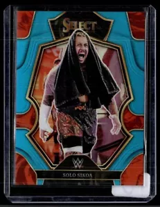 2023 SELEZIONA WWE LIGHT BLUE PREMIER LEVEL /199 SOLO SIKOA - Foto 1 di 1