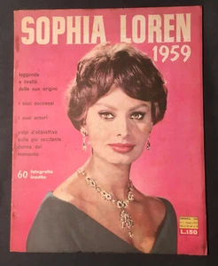 SOFIA LOREN Confidential Star Nr.1 Mai 1959 mit 60 unveröffentlichten Fotos - Bild 1 von 4