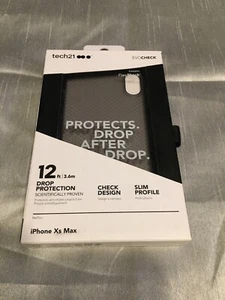 Tech21 Evo Check - iPhone Xs Max - black - Picture 1 of 4