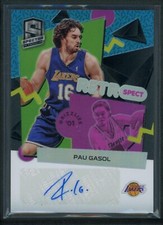 2022-23 PAU GASOL 42/99 AUTO PANINI SPECTRA RETRO SPECT AUTOGRAPHS