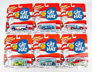 Johnny Lightning 1/64 The Cat In The Hat Diescast Car Truck Van Bus Lot of 6 - Picture 1 of 5